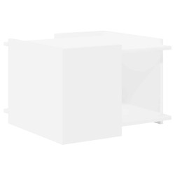 Table basse Blanc 50,5 x 50 x 33 cm Bois d'ingénierie 629692629692