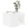 Table basse Blanc 50,5 x 50 x 33 cm Bois d'ingénierie 629692629692