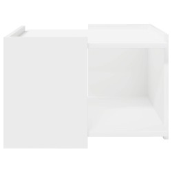 Table basse Blanc 50,5 x 50 x 33 cm Bois d'ingénierie 629692629692