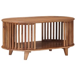 Table basse faite main Marron Teck 85 x 50 x 40 cm 629693629693