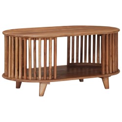 Table basse faite main Marron Teck 85 x 50 x 40 cm 629693629693