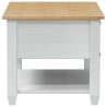 Table basse avec tiroir Blanc 85 x 50 x 45 cm Pin massif 629694629694
