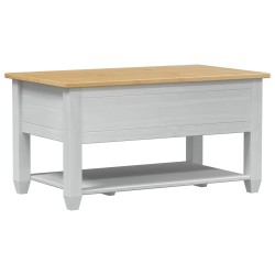 Table basse avec tiroir Blanc 85 x 50 x 45 cm Pin massif 629694629694