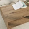 Table basse Chêne artisanal 100 x 46 x 35 cm Bois d'ingénierie 629695629695