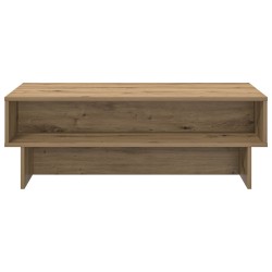 Table basse Chêne artisanal 100 x 46 x 35 cm Bois d'ingénierie 629695629695