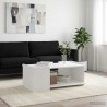 Table basse Blanc 90 x 50 x 33 cm Bois d'ingénierie 629696629696