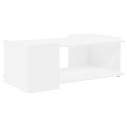 Table basse Blanc 90 x 50 x 33 cm Bois d'ingénierie 629696629696