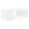 Table basse Blanc 90 x 50 x 33 cm Bois d'ingénierie 629696629696