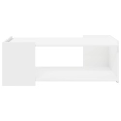 Table basse Blanc 90 x 50 x 33 cm Bois d'ingénierie 629696629696