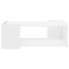 Table basse Blanc 90 x 50 x 33 cm Bois d'ingénierie 629696629696