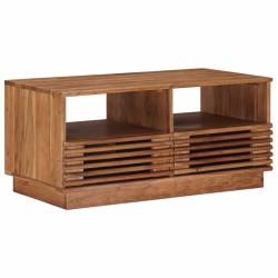 Table basse faite main Brun Teck 85 x 45,5 x 40 cm 629697629697