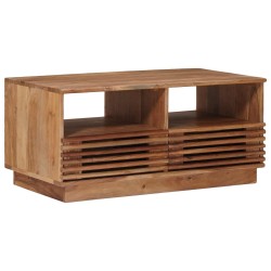 Table basse faite main Brun Teck 85 x 45,5 x 40 cm 629697629697