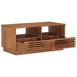 Table basse faite main Brun Teck 85 x 45,5 x 40 cm 629697629697