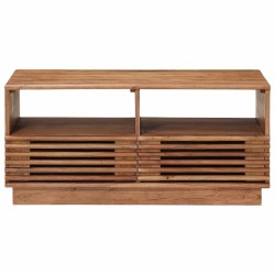 Table basse faite main Brun Teck 85 x 45,5 x 40 cm 629697629697
