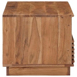 Table basse faite main Brun Teck 85 x 45,5 x 40 cm 629697629697