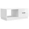 Table basse Blanc brillant 90 x 50 x 37 cm Bois d'ingénierie 629698629698