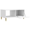 Table basse Blanc brillant 90 x 50 x 40 cm Bois d'ingénierie 629699629699