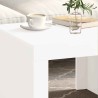 Table basse blanc 50x50x35 cm bois d'ingénierie 629703629703
