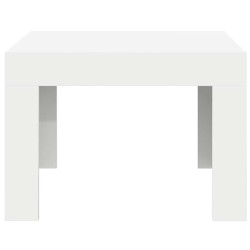 Table basse blanc 50x50x35 cm bois d'ingénierie 629703629703