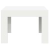 Table basse blanc 50x50x35 cm bois d'ingénierie 629703629703