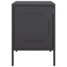 Tables de chevet 2 pcs noir 36x39x50,5 cm acier 629705629705