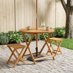 Table de jardin pliante Naturel Ø90 x 75 cm 629706629706