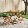 Table de jardin pliante Naturel Ø90 x 75 cm 629706629706