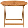 Table de jardin pliante Naturel Ø90 x 75 cm 629706629706