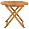 Table de jardin pliante Naturel Ø90 x 75 cm 629706629706