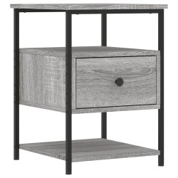 Table de chevet sonoma gris 40x42x56 cm bois d'ingénierie 629707629707