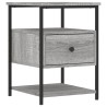 Table de chevet sonoma gris 40x42x56 cm bois d'ingénierie 629707629707