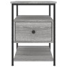 Table de chevet sonoma gris 40x42x56 cm bois d'ingénierie 629707629707