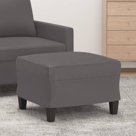 Repose-pied Gris 60x50x41 cm Similicuir 629708629708