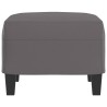 Repose-pied Gris 60x50x41 cm Similicuir 629708629708