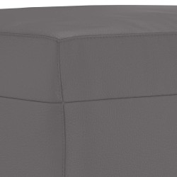 Repose-pied Gris 60x50x41 cm Similicuir 629708629708