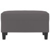 Repose-pied Gris 70x55x41 cm Similicuir 629709629709