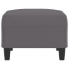 Repose-pied Gris 70x55x41 cm Similicuir 629709629709
