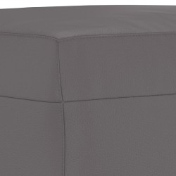 Repose-pied Gris 70x55x41 cm Similicuir 629709629709