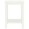 Table de chevet blanc 35x30x47 cm bois de pin massif 629710629710