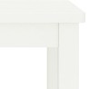 Table de chevet blanc 35x30x47 cm bois de pin massif 629710629710