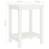 Table de chevet blanc 35x30x47 cm bois de pin massif 629710629710