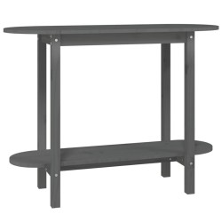 Table console Gris 110x40x80 cm Bois massif de pin 629711629711