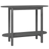 Table console Gris 110x40x80 cm Bois massif de pin 629711629711