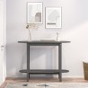 Table console Gris 110x40x80 cm Bois massif de pin 629711629711