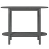 Table console Gris 110x40x80 cm Bois massif de pin 629711629711