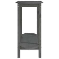 Table console Gris 110x40x80 cm Bois massif de pin 629711629711