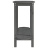 Table console Gris 110x40x80 cm Bois massif de pin 629711629711