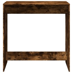 Table de bar chêne fumé 102x50x103,5 cm bois d'ingénierie 629712629712
