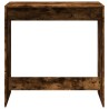 Table de bar chêne fumé 102x50x103,5 cm bois d'ingénierie 629712629712