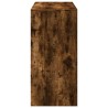 Table de bar chêne fumé 102x50x103,5 cm bois d'ingénierie 629712629712